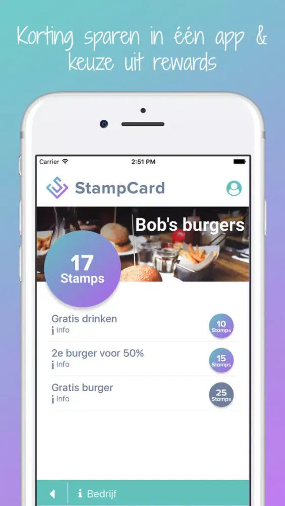 Tangkapan layar StampCard