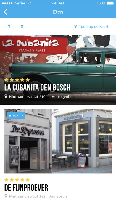 Ảnh chụp màn hình của Den Bosch City App