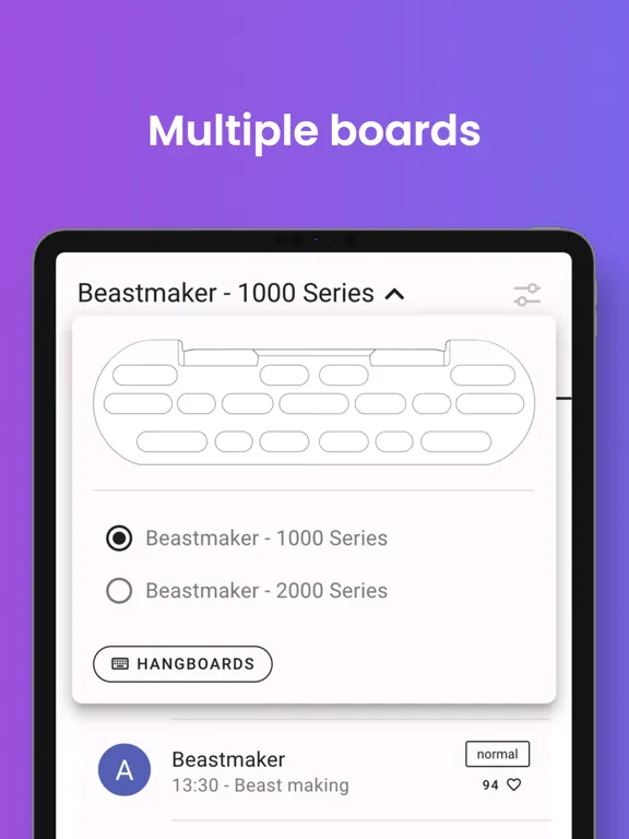 HangTime - Hangboard Training iPad 应用截图