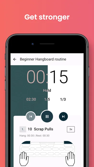 HangTime - Hangboard Training应用截图