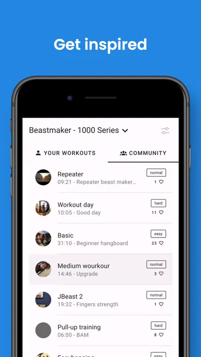 HangTime - Hangboard Training应用截图