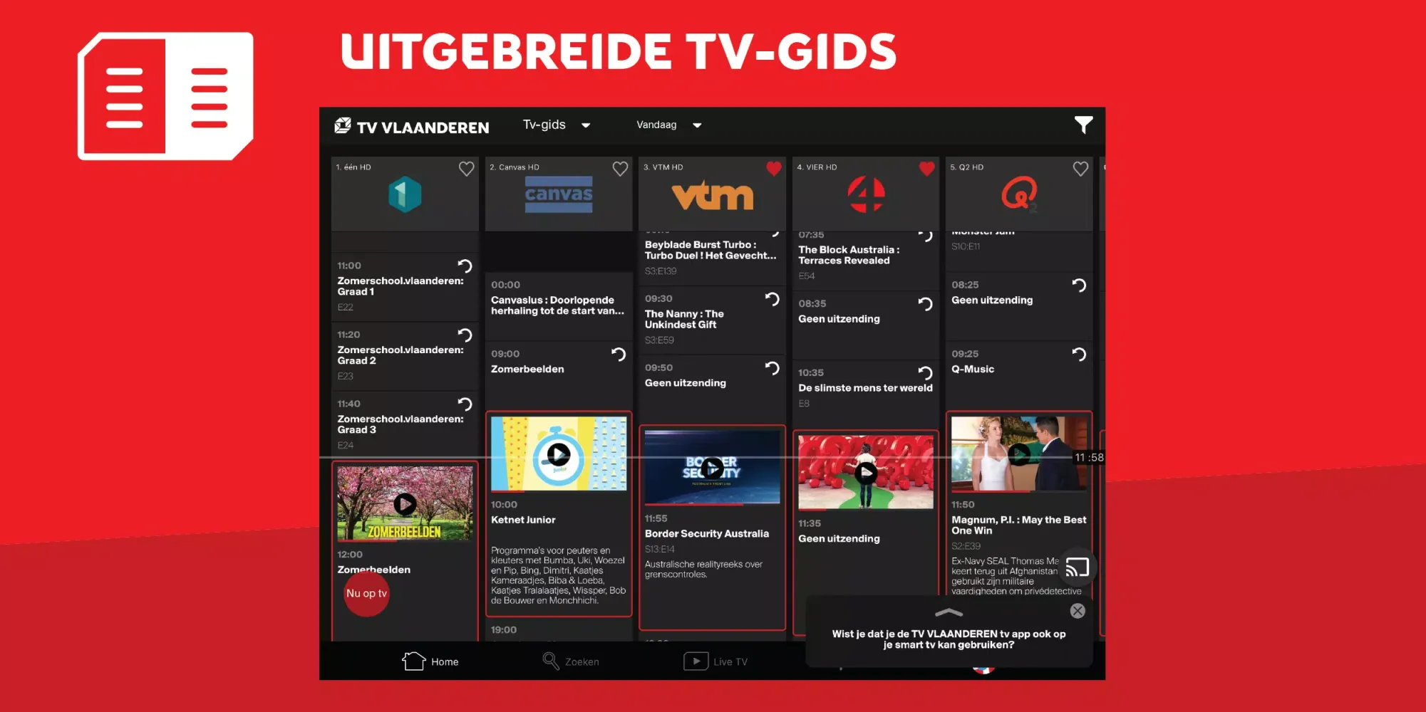 Скриншоты TV VLAANDEREN