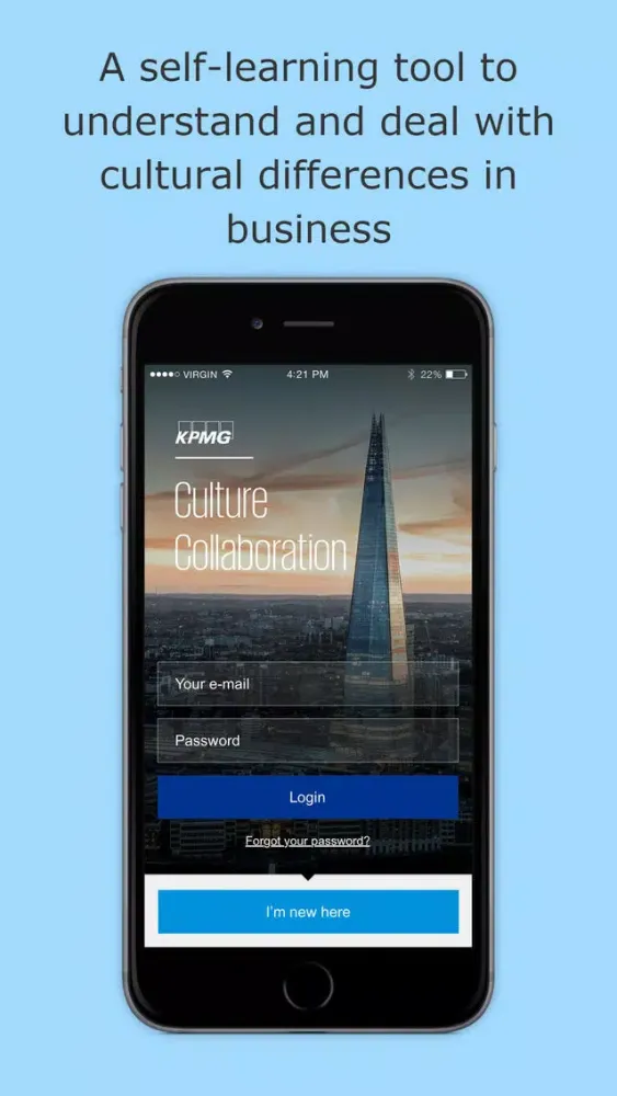 Captures d'écran de KPMG Culture Collaboration App