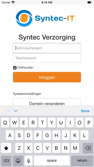 Captures d'écran de Syntec Verzorgingsprogramma