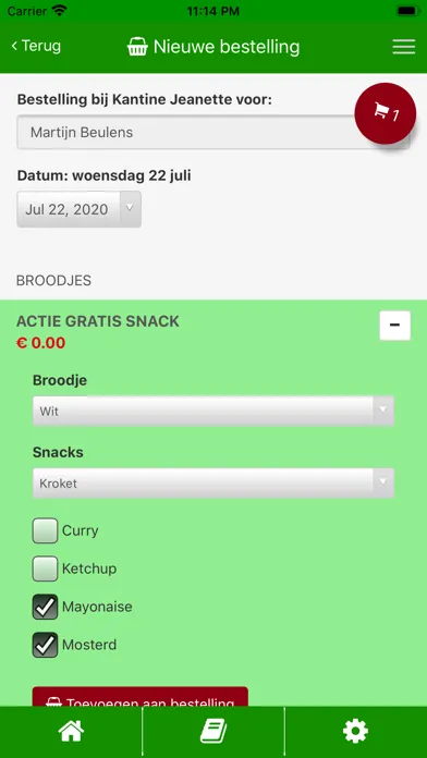 Zrzuty ekranu Syntec Kantinenet