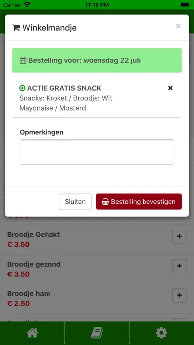 Zrzuty ekranu Syntec Kantinenet