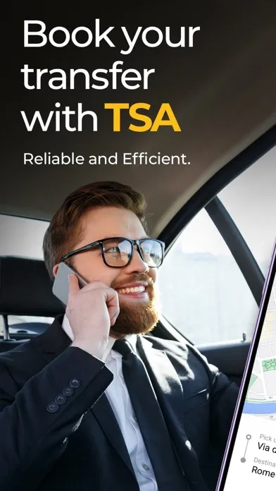 Ảnh chụp màn hình của TSA - Book your ride