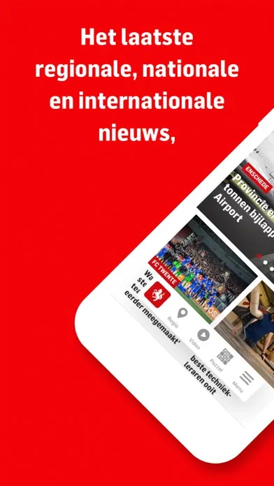 Capturas de tela do Tubantia Nieuws
