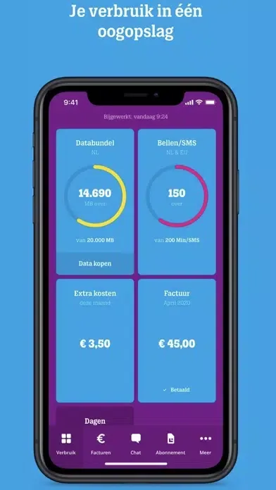 Capturas de tela do Tele2 Nederland
