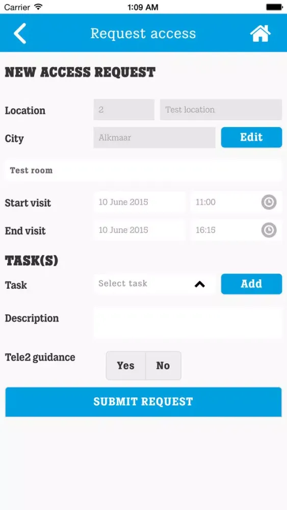 Скриншоты Tele2 Access Portal