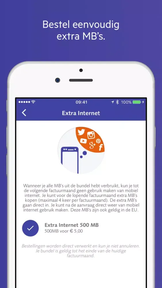 Mijn Telfort应用截图