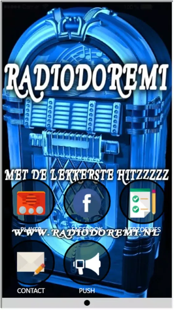 Ảnh chụp màn hình của Radio Doremi