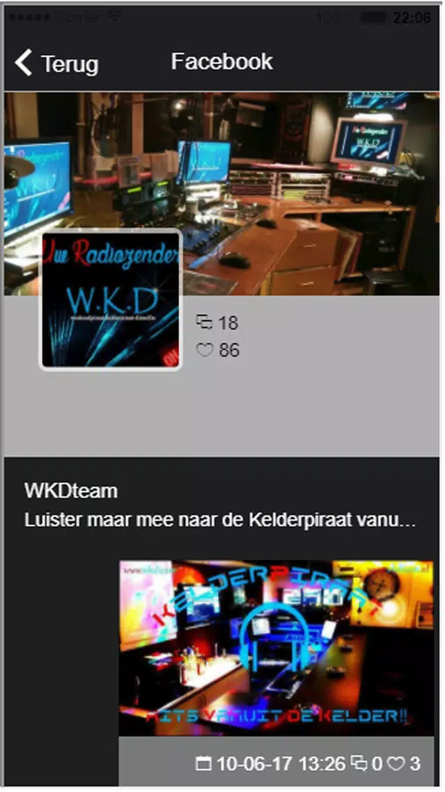 Zrzuty ekranu WKD Team