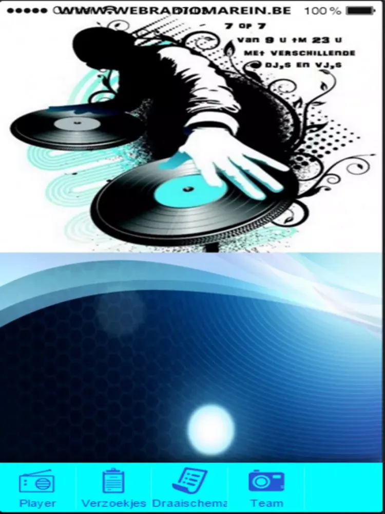 Capturas de pantalla de Webradio Marien iPad 