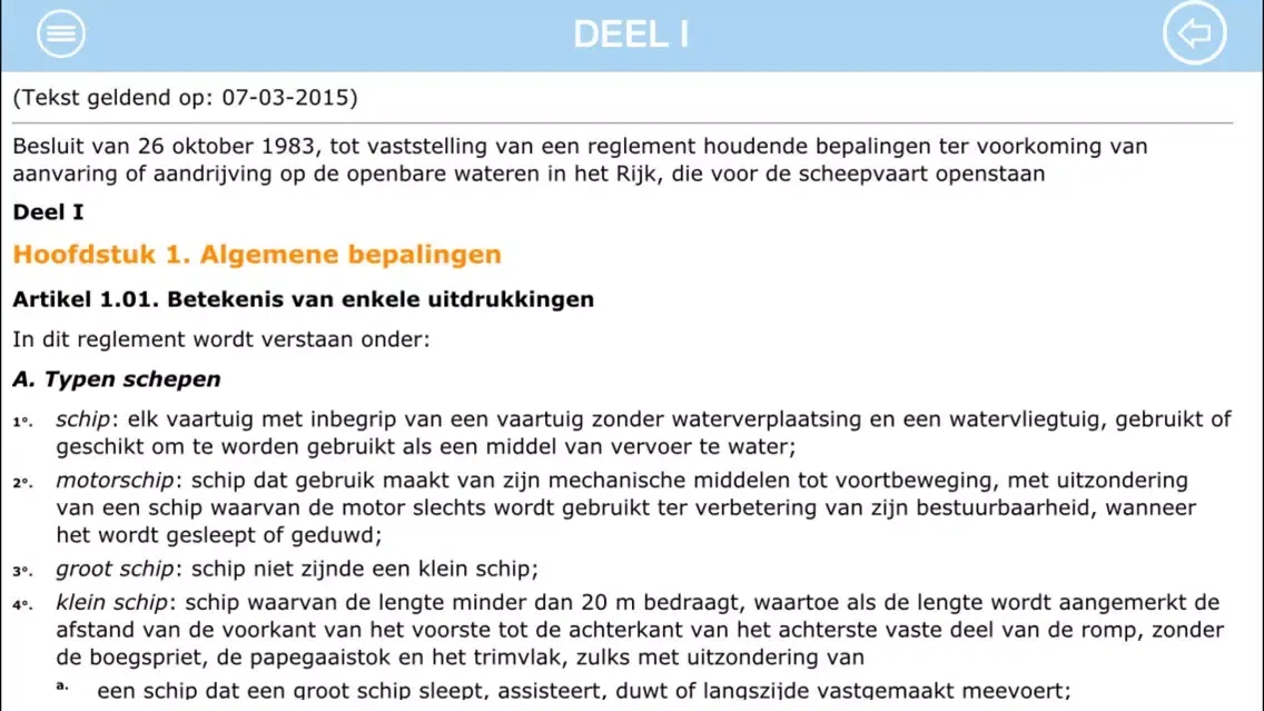 BinnenvaartPolitieReglement Screenshots