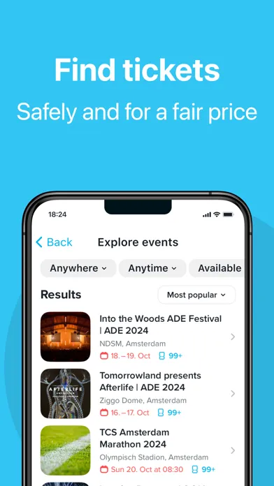 TicketSwap - Buy, Sell Tickets স্ক্রিনশট