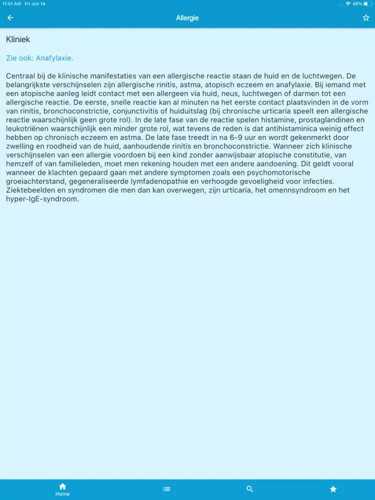 Скриншоты Kindergeneeskunde op zak iPad 