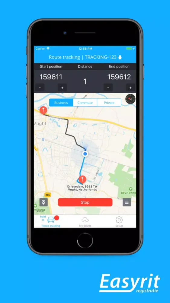 EasyRit - drive tracking Screenshots