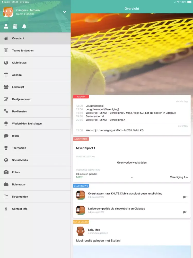 hdm hockeyvereniging iPad  Screenshots