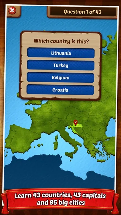 Zrzuty ekranu GeoFlight Europe Pro