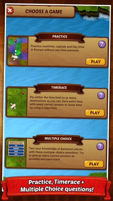 Zrzuty ekranu GeoFlight Europe Pro