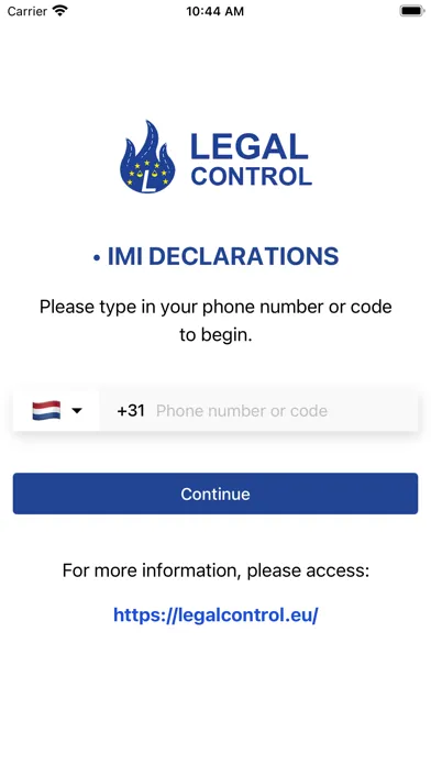 Ảnh chụp màn hình của Legal Control