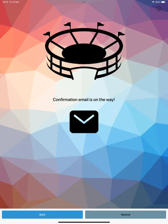 Tangkapan skrin World Event Tickets iPad 