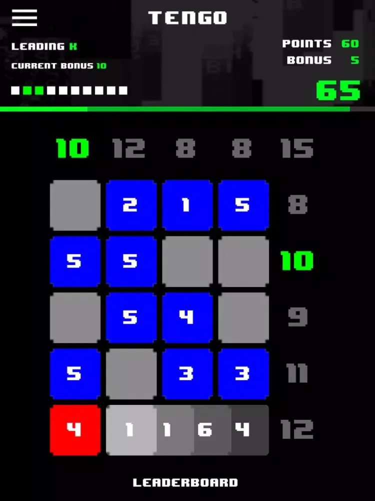 Capturas de tela do Tengo Game iPad 