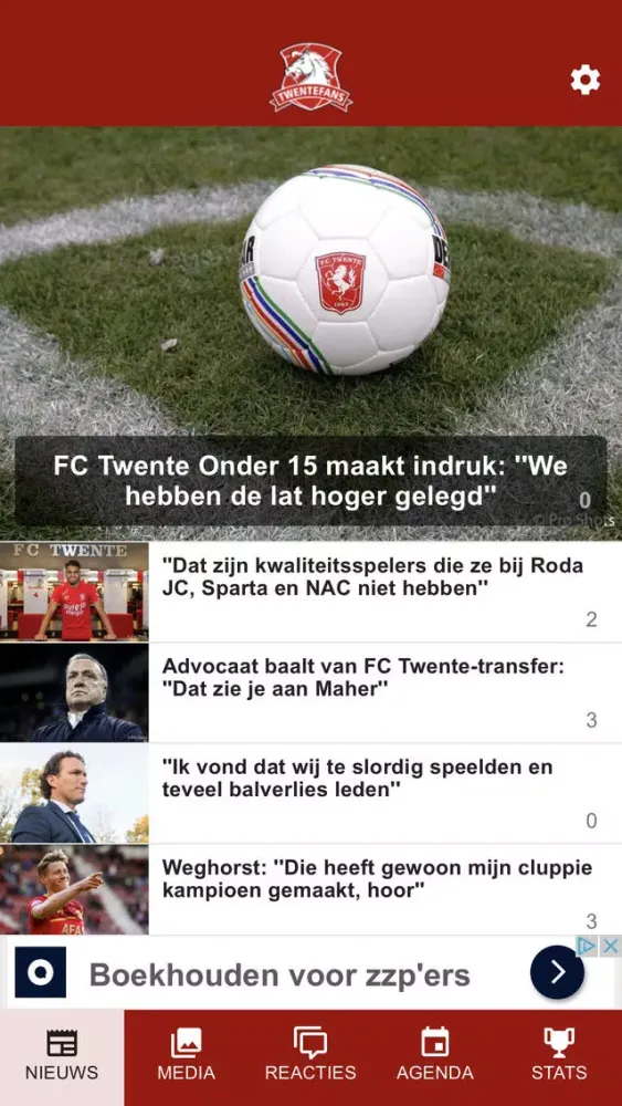 Zrzuty ekranu Twentefans