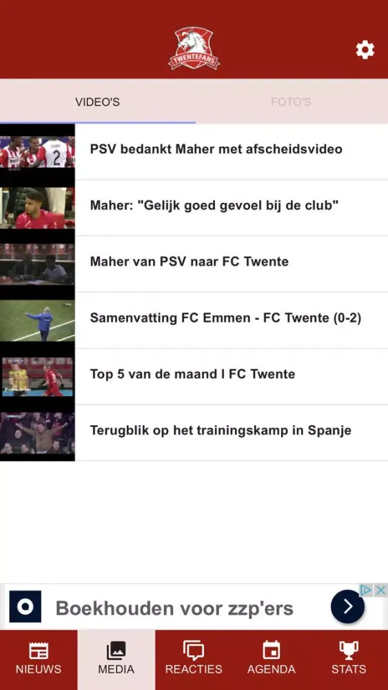 Zrzuty ekranu Twentefans