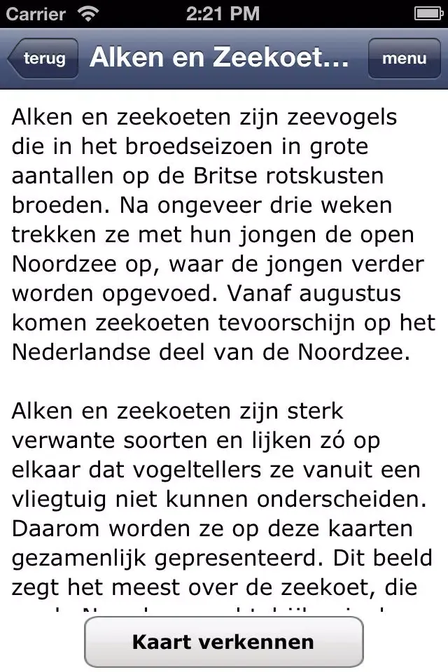 Noordzeeatlas應用截圖