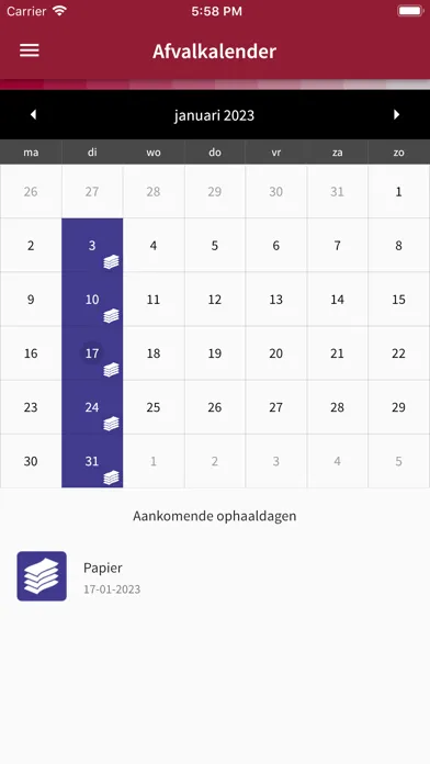 Zrzuty ekranu Area Bedrijven