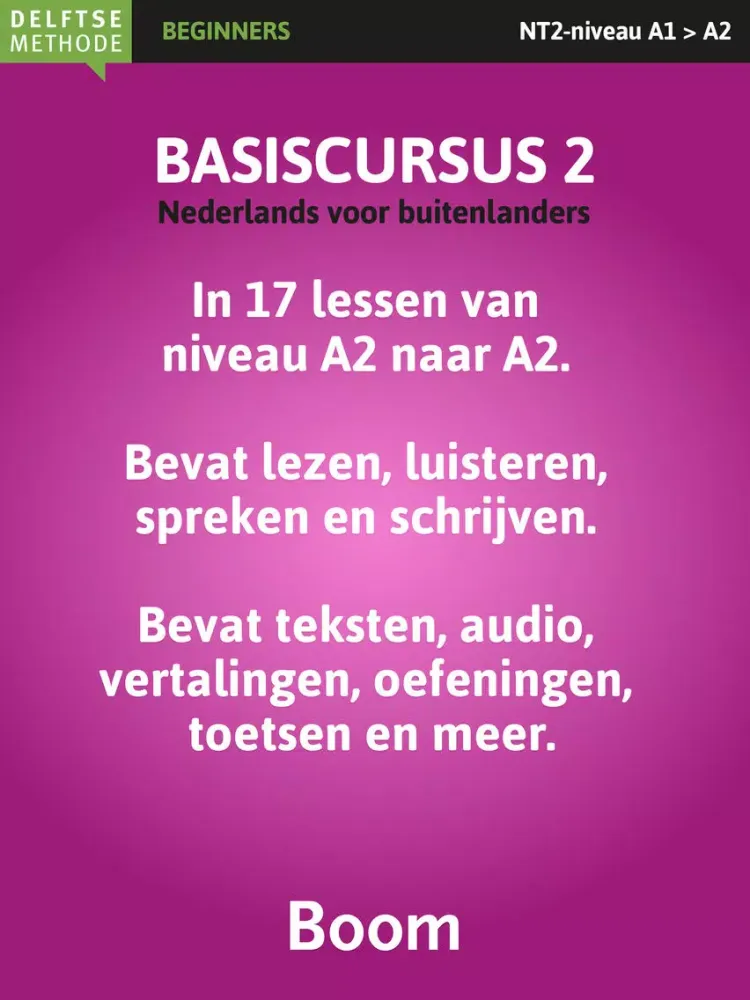 Nederlands leren, Basiscursus 2 iPad  Screenshots