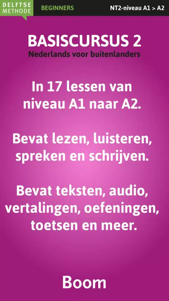 Nederlands leren, Basiscursus 2 Screenshots