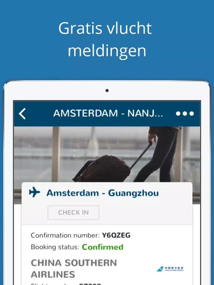 Ảnh chụp màn hình của Uniglobe NL iPad 