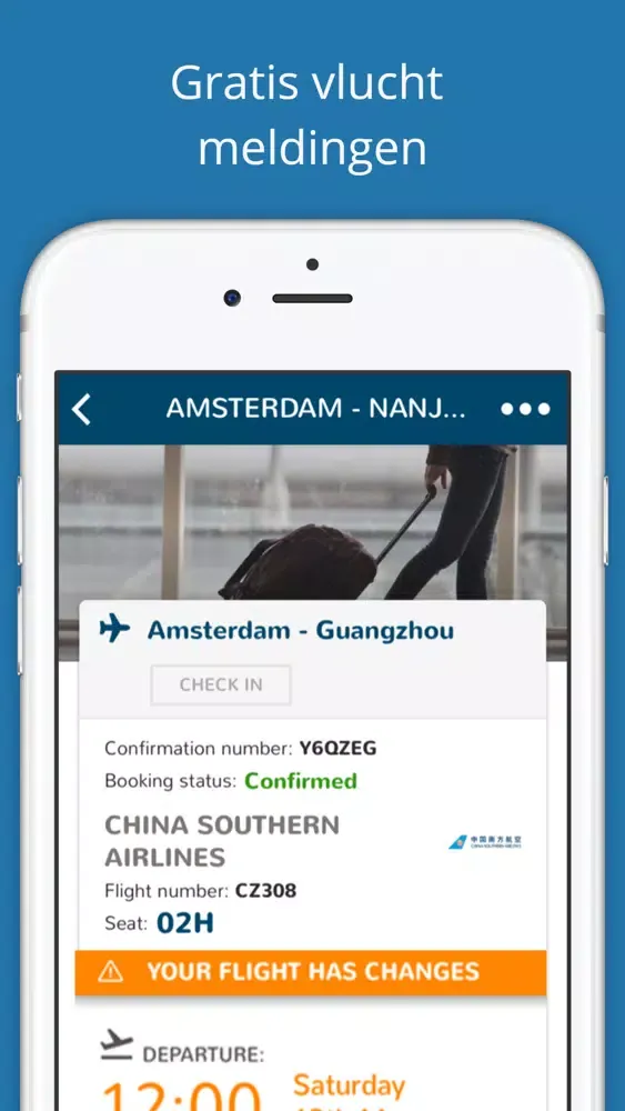 Ảnh chụp màn hình của Uniglobe NL