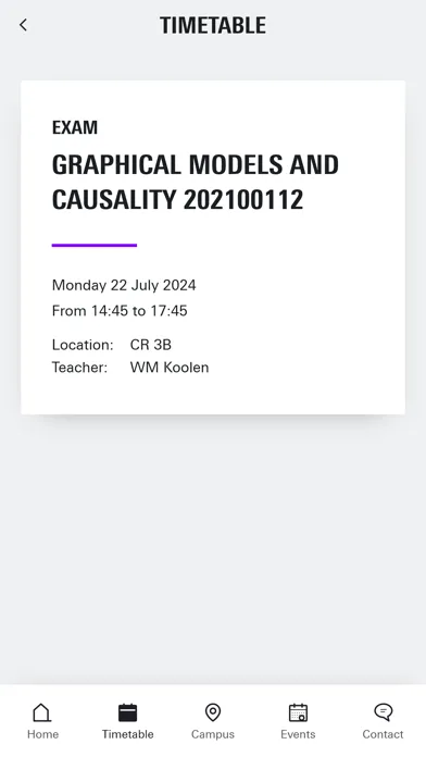 Zrzuty ekranu MyUT - University of Twente