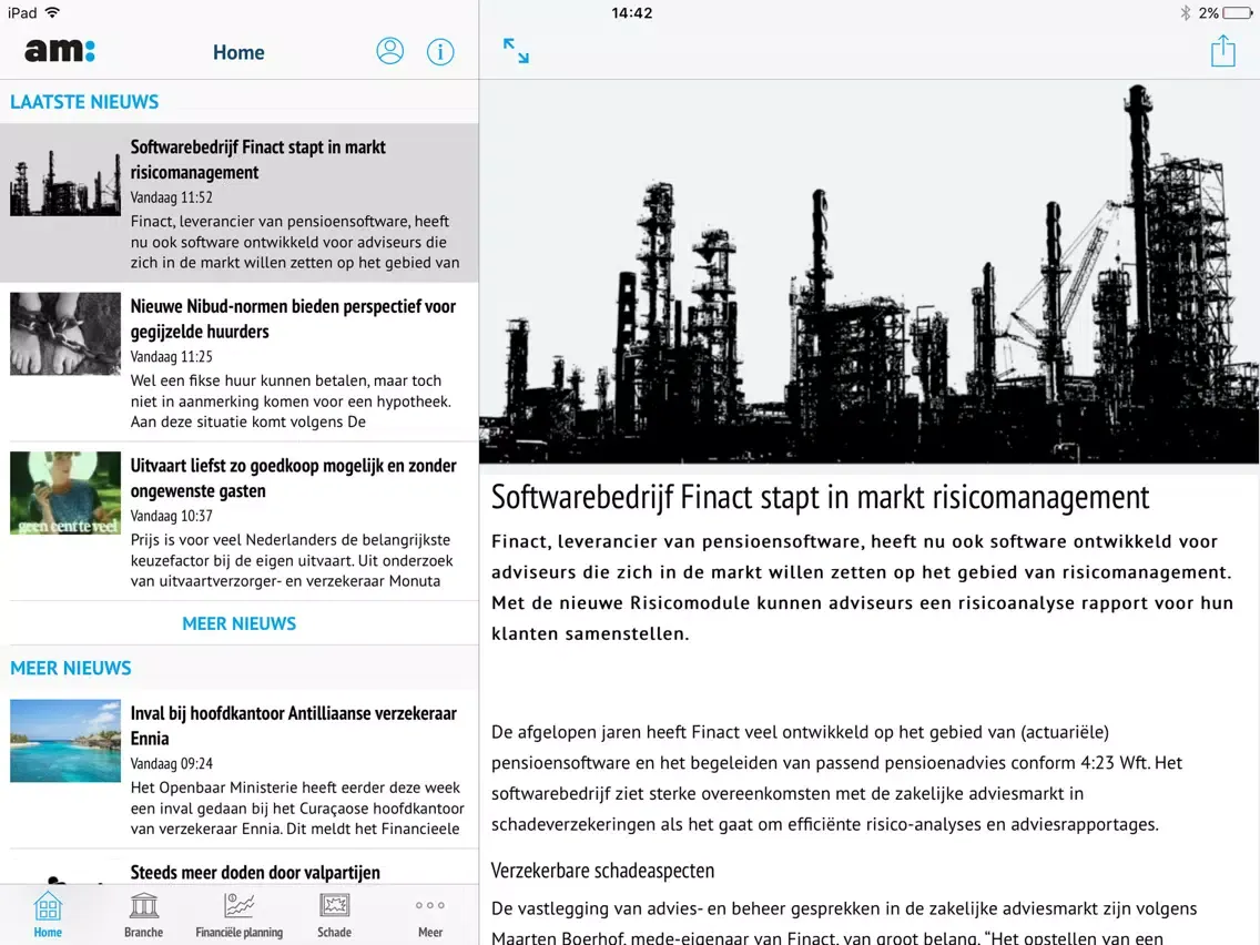 Zrzuty ekranu AMWeb iPad 