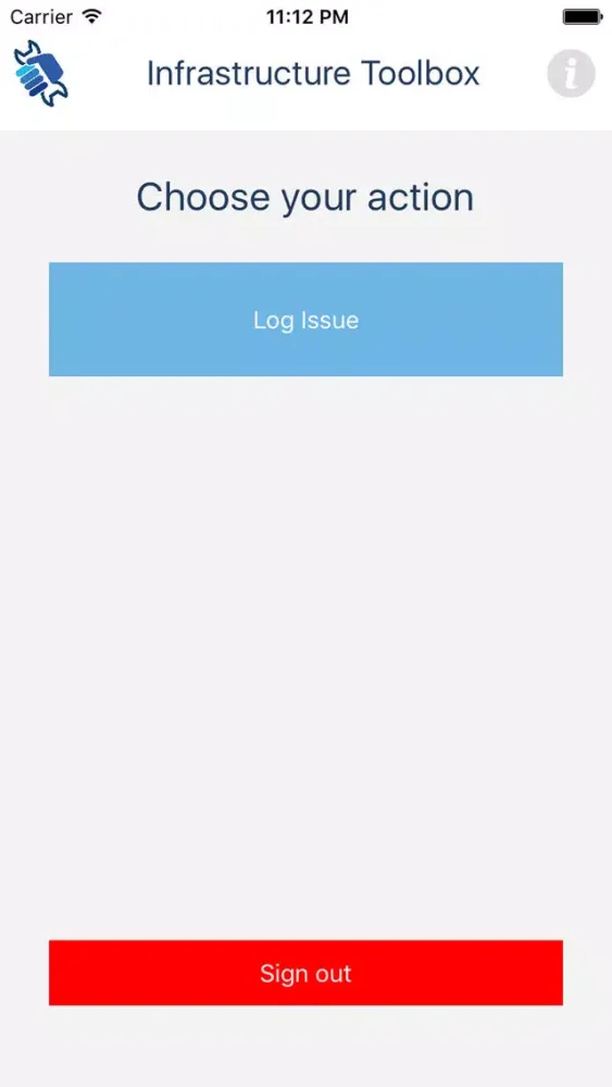 Ảnh chụp màn hình của Infrastructure Toolbox