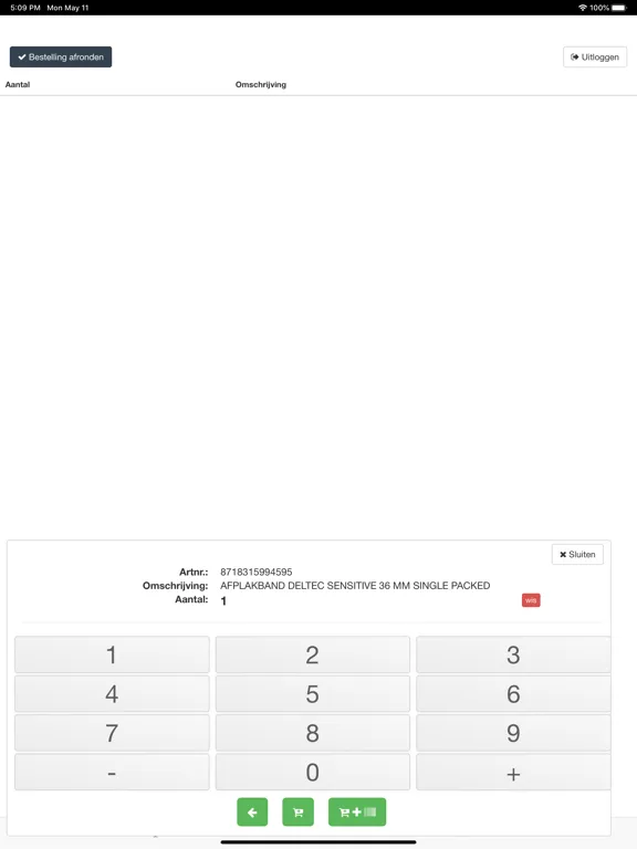 Скриншоты Bestelapp Van Wijk Verf iPad 