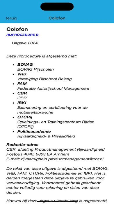 Zrzuty ekranu Rijprocedure B