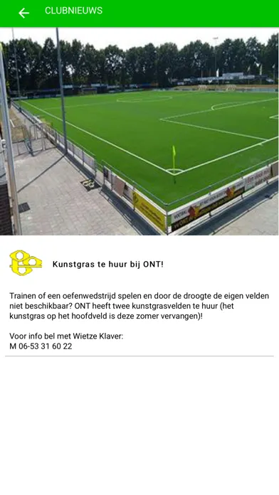 Capturas de tela do LiveUitslagen
