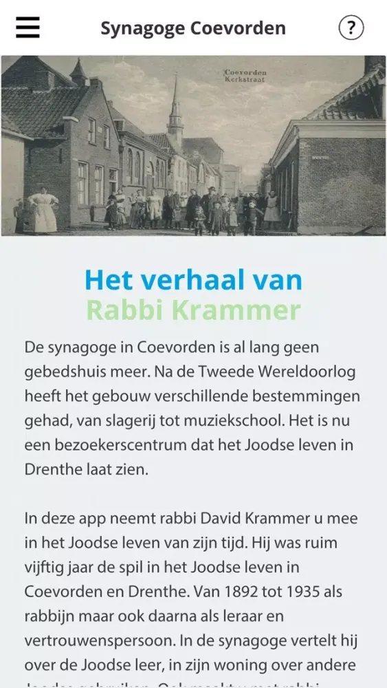 Ảnh chụp màn hình của Synagoge Coevorden VR