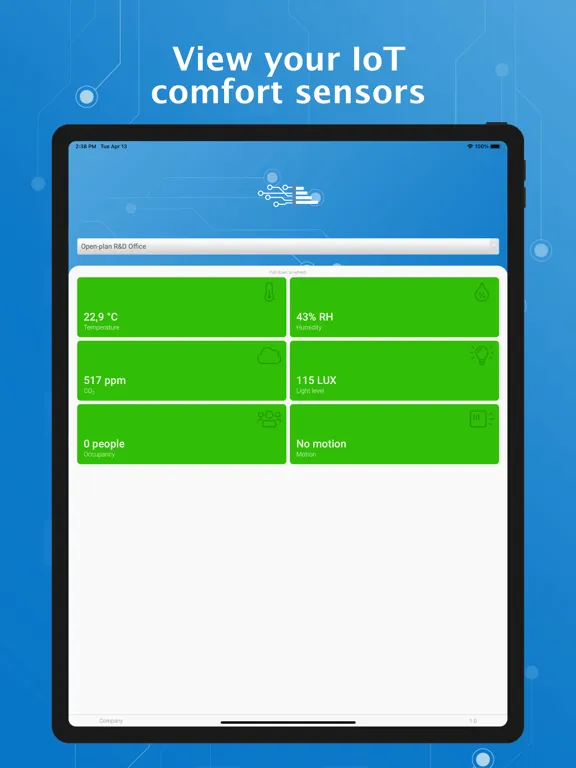 VTM IoT Rooms iPad 应用截图