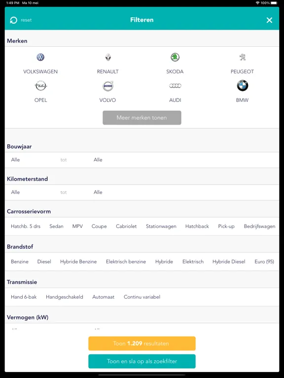 Ảnh chụp màn hình của VWE ATC iPad 