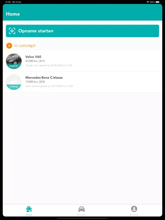 Screenshot di VWE Capture app iPad 