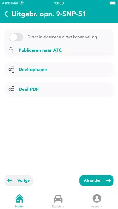 Screenshot di VWE Capture app