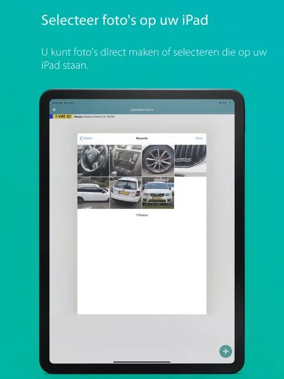 Ảnh chụp màn hình của Mijn VWE iPad 