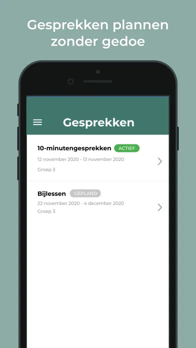 Klasbord Ouderapp Screenshots