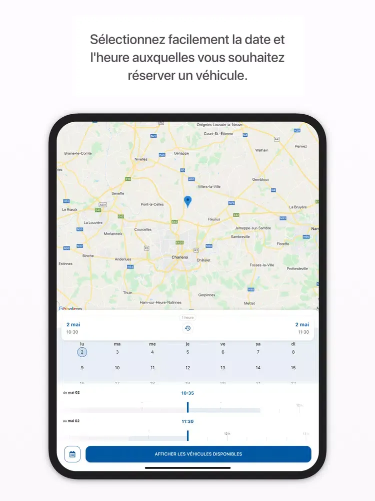 صور RTBF mobilité partagée iPad 